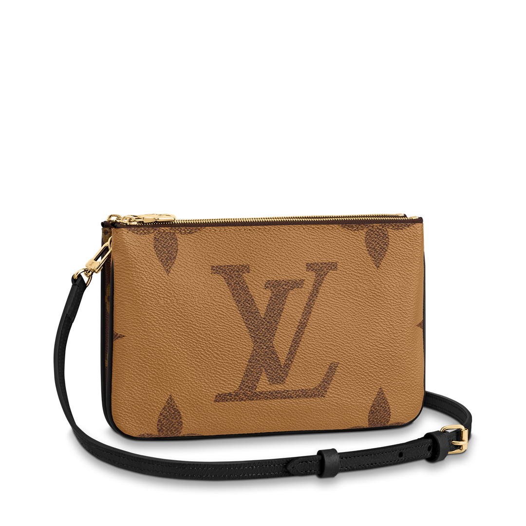 Louis Vuitton DOUBLE ZIP POCHETTE Handbag Monogram M69203